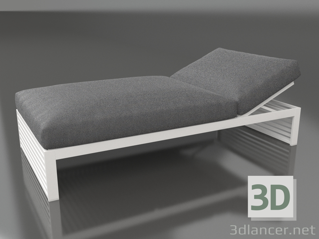 3d model Bed for rest 100 (White) - preview