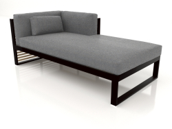 Modular sofa, section 2 right (Black)
