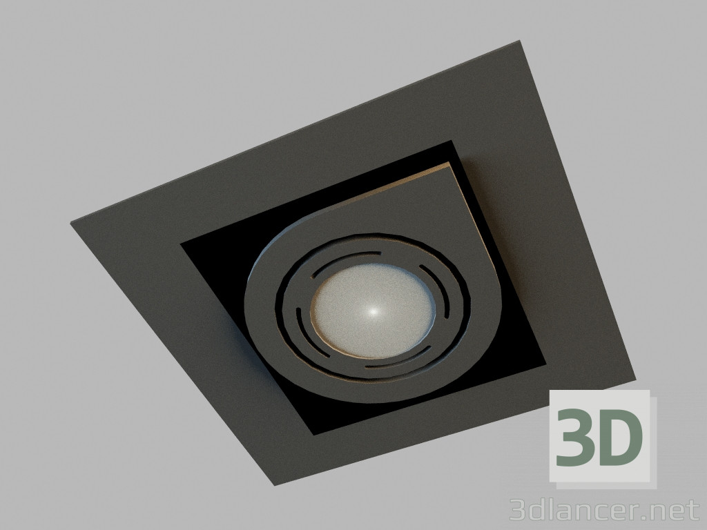 3D modeli Gömme tavan lambası 8140 - önizleme