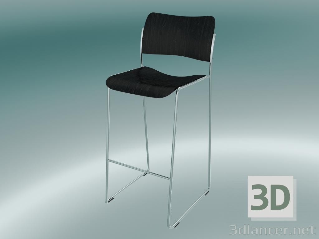 3 डी मॉडल बार कुर्सी - पूर्वावलोकन