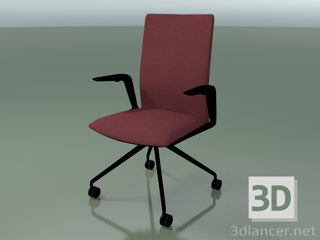 3D Modell Stuhl 4831 (4 Rollen, mit Polsterstoff, V39) - Vorschau