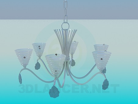 modello 3D Il lampadario in stile minimalismo - anteprima