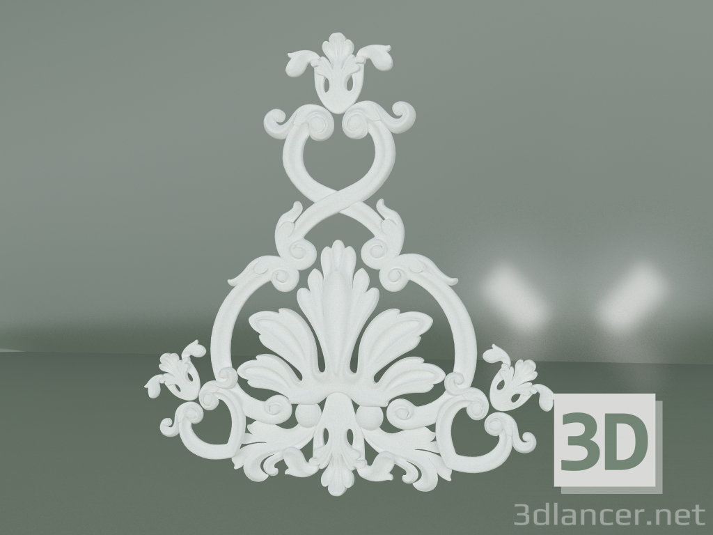 modèle 3D Élément de décoration en stuc ED068 - preview