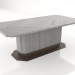 3d model Rectangular dining table (B117) - preview