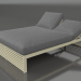 3d model Bed for rest 140 (Gold) - preview