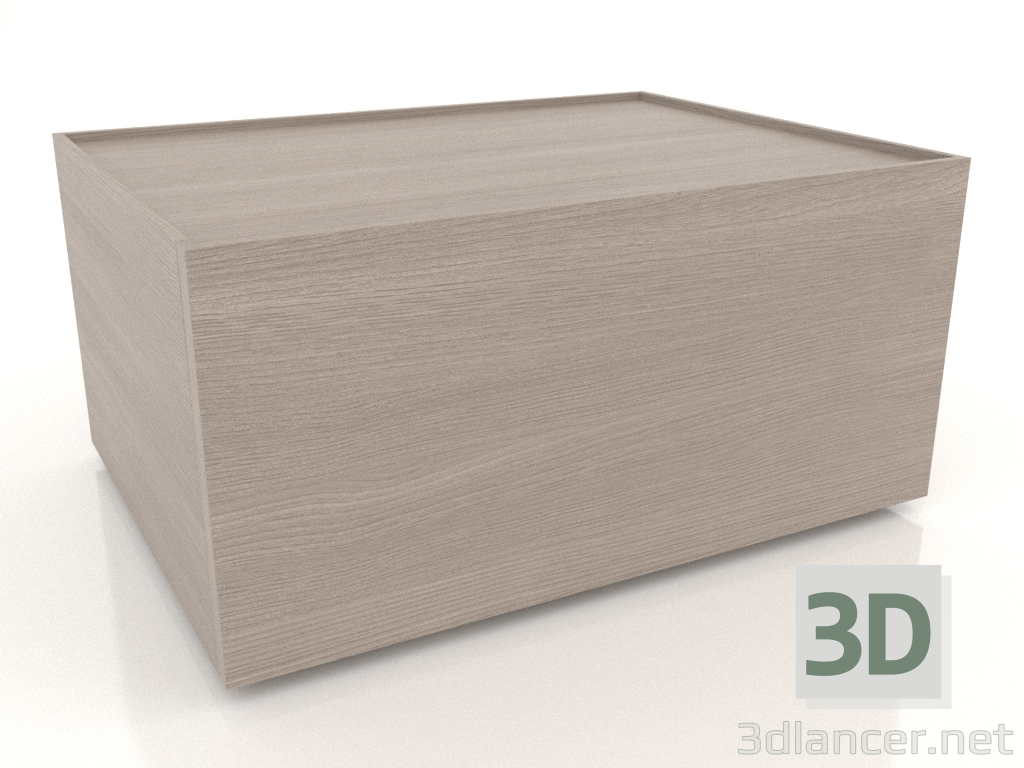 modello 3D Comodino Minimalista 600 mm (opzione 1) - anteprima modello 3D Comodino Minimalista 600 mm (opzione 1) - anteprima