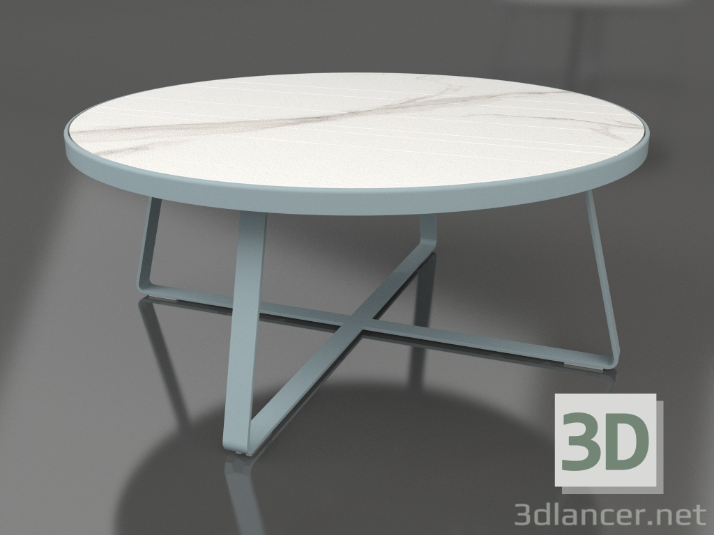 modèle 3D Table à manger ronde Ø175 (DEKTON Aura, Bleu gris) - preview