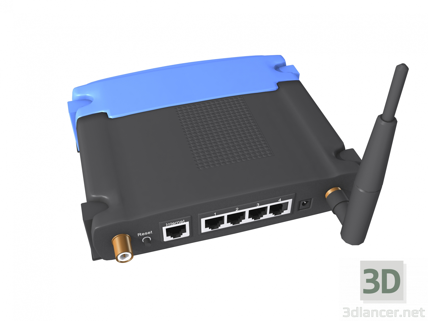 Linksys wireless router 3D-Modell kaufen - Rendern