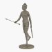 3 डी मॉडल कांस्य मूर्तिकला डायना हंट्रेस - पूर्वावलोकन