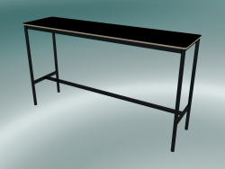 Rectangular table Base High 50x190x105 (Black, Plywood, Black)