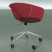 3D Modell Stuhl 4229 (5 Räder, drehbar, mit Sitzkissen, PP0003) - Vorschau