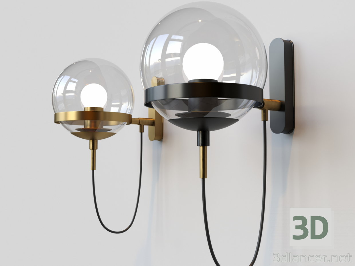 3D Lampatron ORBIT DUVAR modeli satın - render