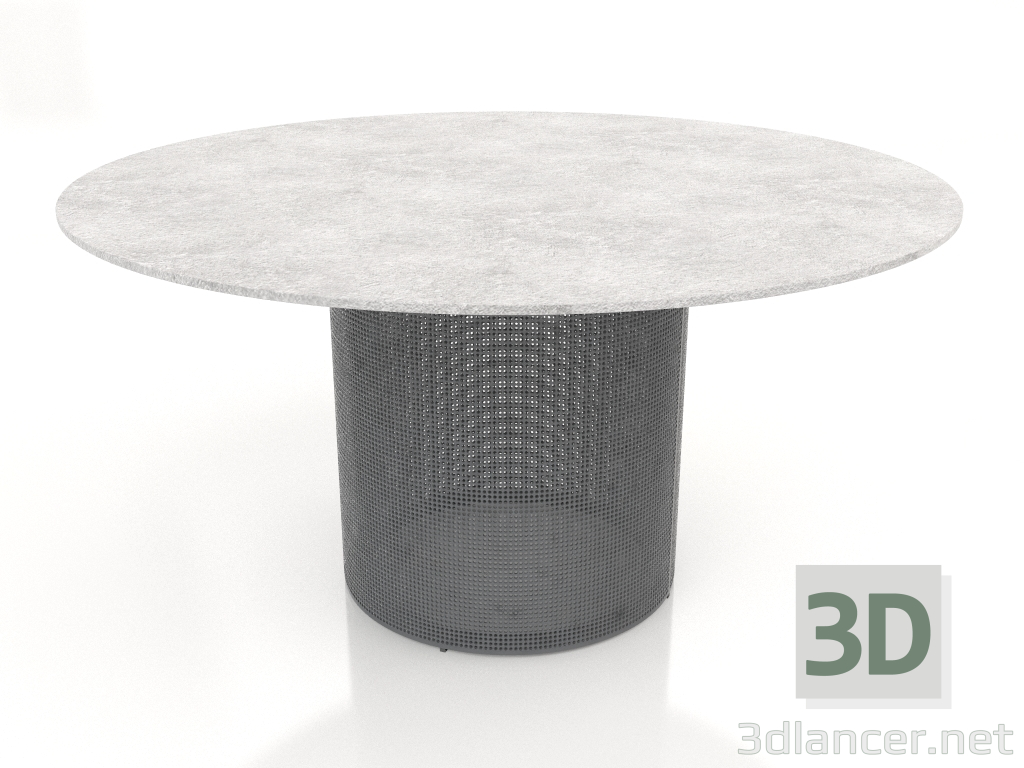 3D modeli Yemek masası Ø140 (Antrasit) - önizleme