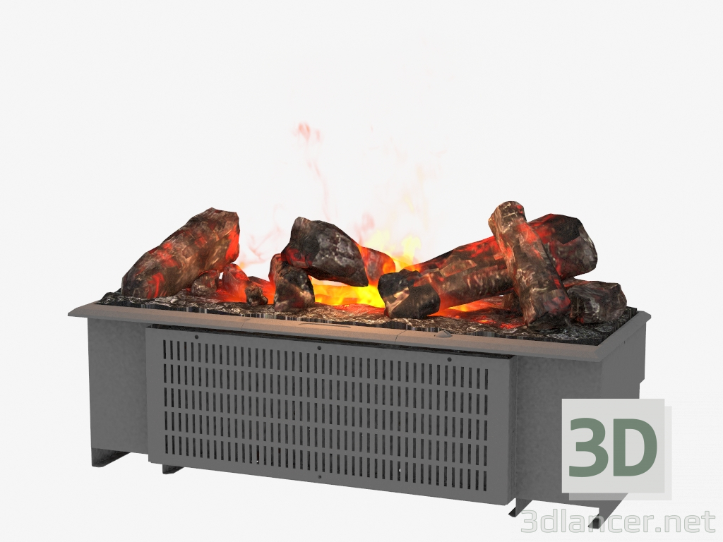 3d model Electric fireplace Cassette 600 - preview