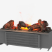 3d model Electric fireplace Cassette 600 - preview