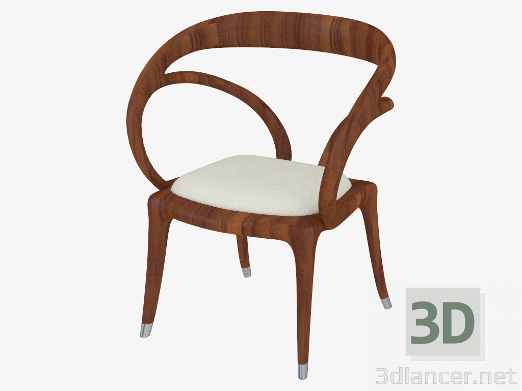 3 डी मॉडल भोजन कुर्सी (कला JSD 4418।) - पूर्वावलोकन