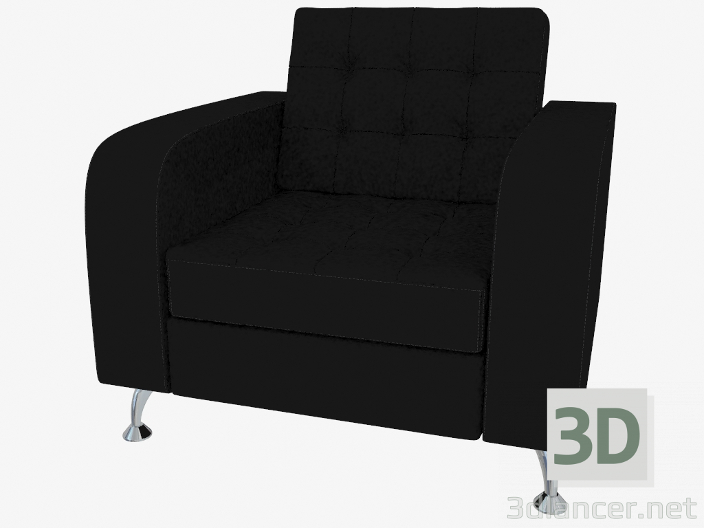 3d model Chair leather Rolf Lyuks (RFB-01) - preview
