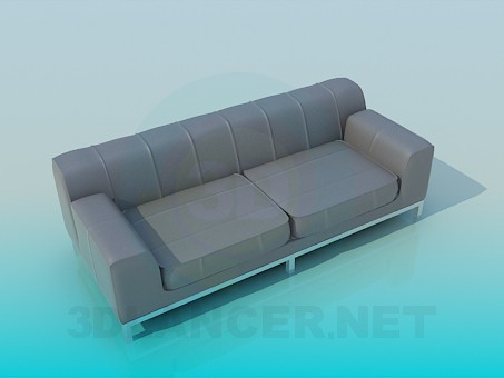 3D Modell Sofa 2-Sitzer - Vorschau