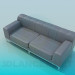3d model Sofa 2-seater - preview