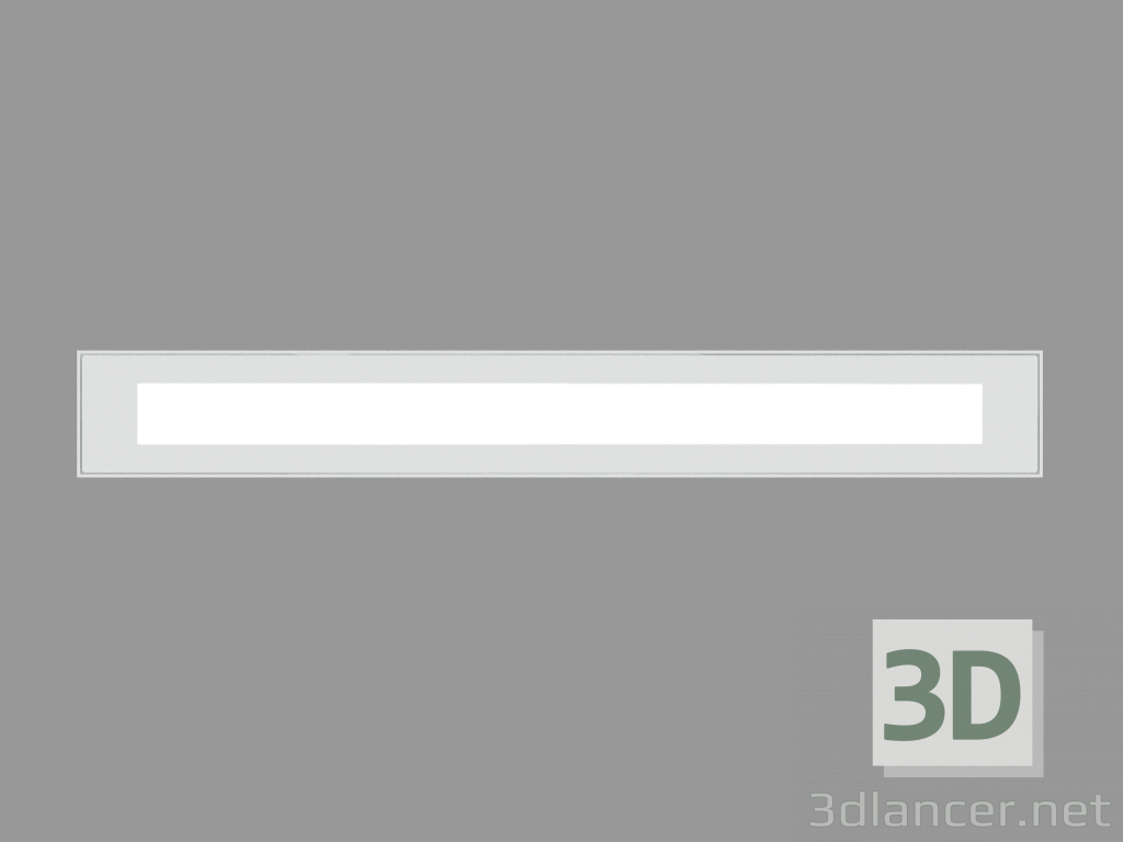 3d модель Світильник тротуарний MINILINEAR FULL GLASS (S5485W) – превью