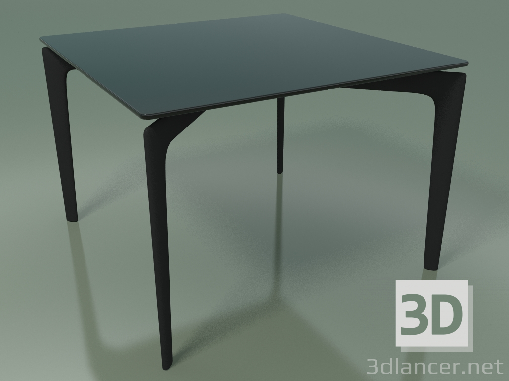 modello 3D Tavolo quadrato 6700 (H 42,5 - 60x60 cm, vetro fumé, V44) - anteprima