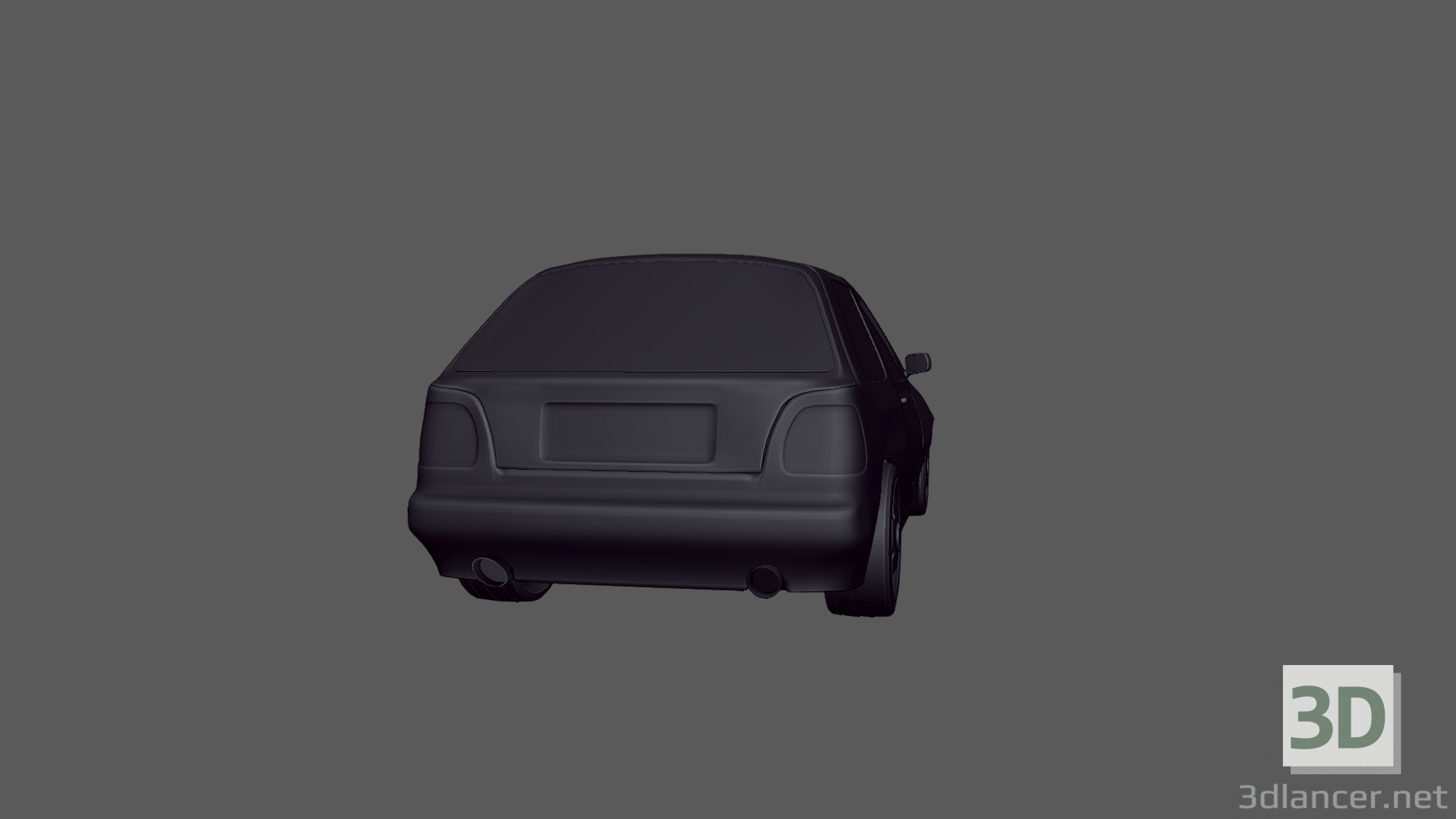 3D 1992 Volkswagen Golf GTI modeli satın - render