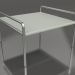 modèle 3D Table basse 76 avec un plateau en aluminium (Gris Ciment) - preview