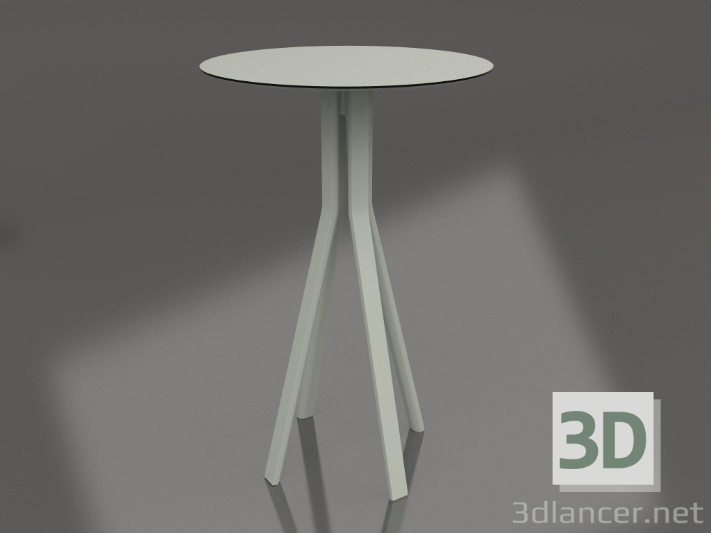 3D modeli Bar masası (Çimento grisi) - önizleme