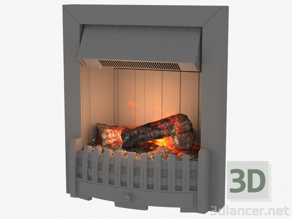 modèle 3D foyer électrique Danville - preview