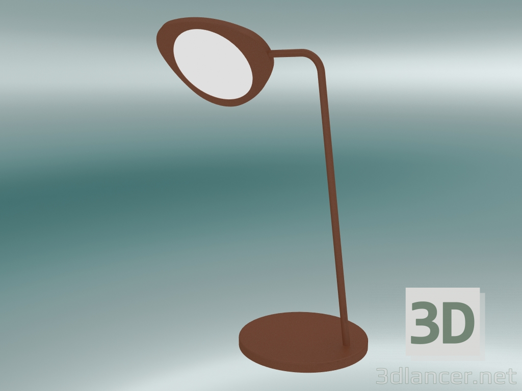 3d модель Лампа настільна Leaf (Copper Brown) – превью