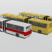 Ikarus 280 Bus 3 Modifikationen 3D-Modell kaufen - Rendern