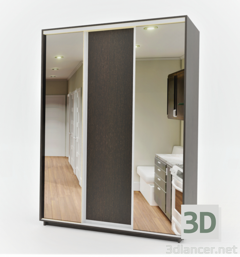 Garderobe 3D-Modell kaufen - Rendern