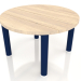 modello 3D Tavolino D 60 (Blu notte, legno Iroko) - anteprima