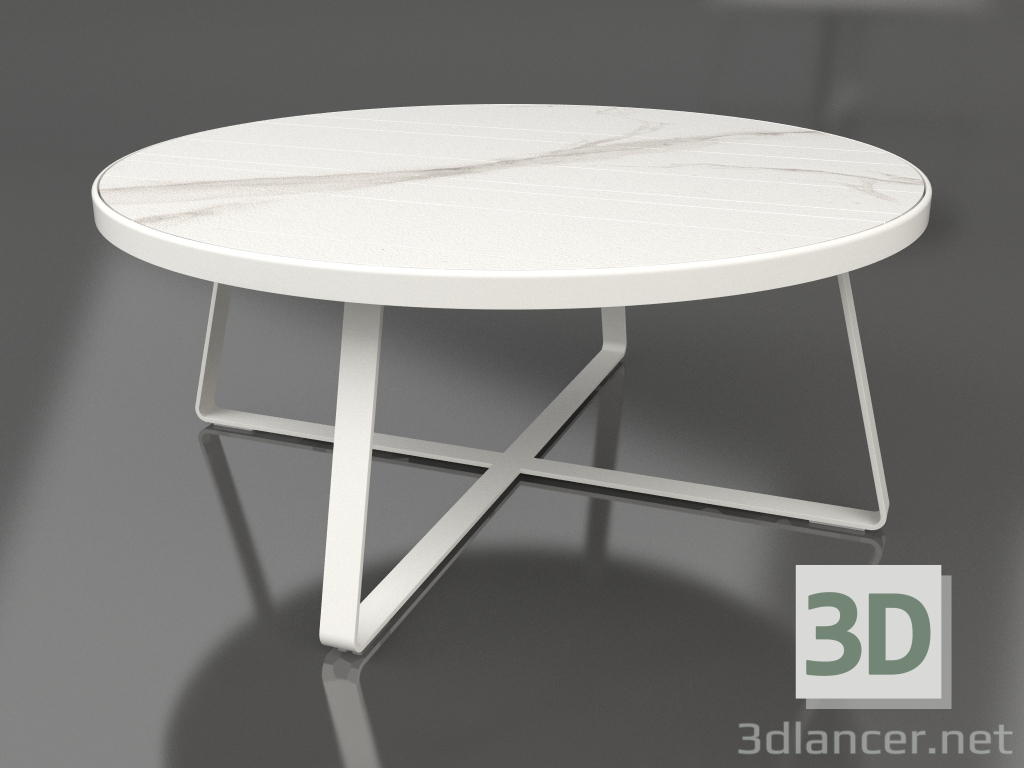 3D modeli Yuvarlak yemek masası Ø175 (DEKTON Aura, Akik gri) - önizleme