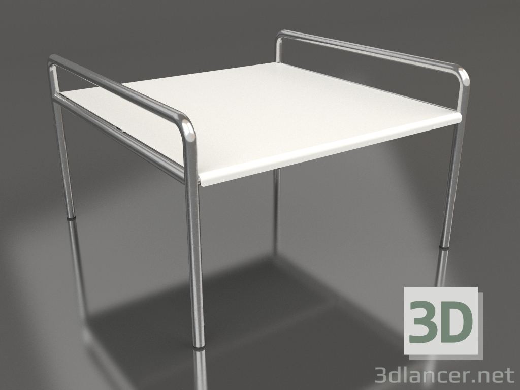 3D modeli Alüminyum tablalı sehpa 76 (Akik grisi) - önizleme