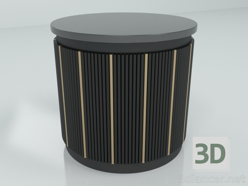 modèle 3D Table de chevet T044 - preview