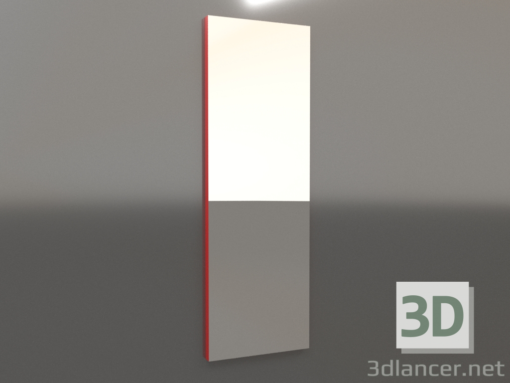 modèle 3D Miroir ZL 11 (600x1800, orange lumineux) - preview