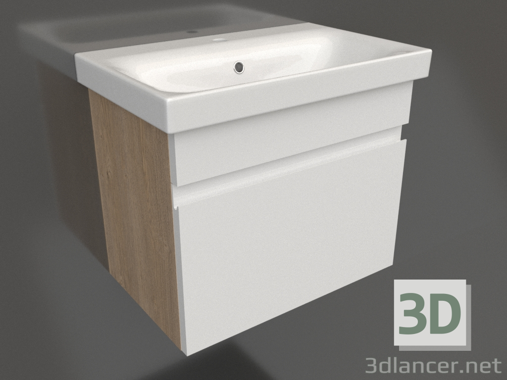 modèle 3D Armoire suspendue 60 cm (SRT0106DB) - preview