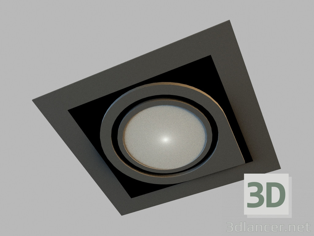 3d model Ceiling recessed lamp 8145 - preview