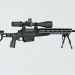 3d model Rifle Orsis SE T-5000 M - vista previa