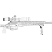 Modelo 3d Rifle Orsis SE T-5000 M - preview