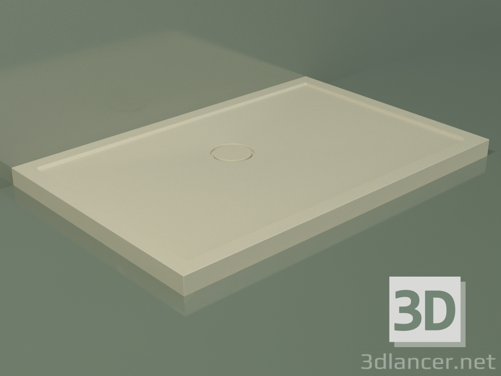 3D modeli Duş teknesi Medio (30UM0121, Bone C39, 120x80 cm) - önizleme