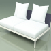 3d model Central sofa module 006 (Metal Milk, Batyline Blue) - preview