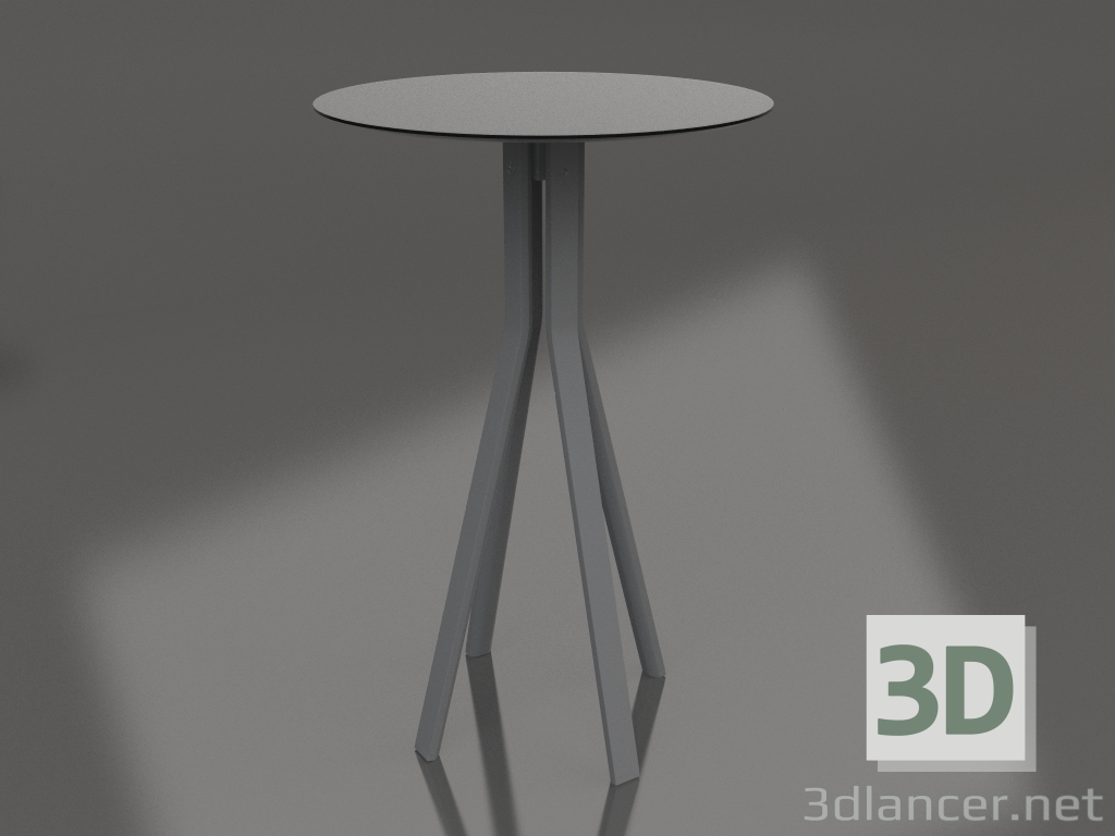 3D modeli Bar masası (Antrasit) - önizleme
