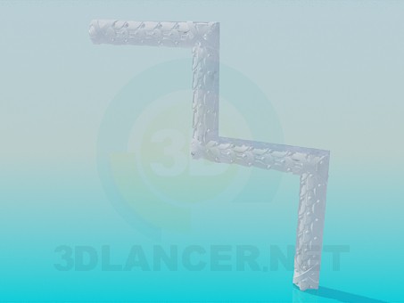 modello 3D Unità di angolo - anteprima