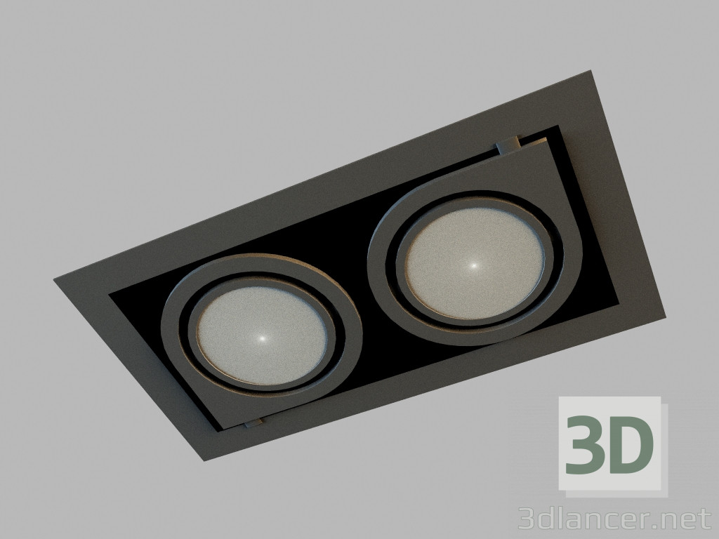 3D Modell Einbauleuchten Deckenlampe 8146 - Vorschau