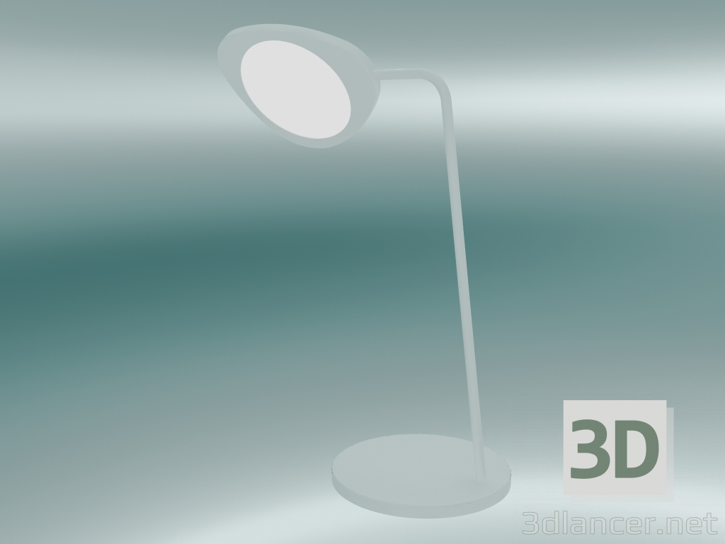 3d model Lámpara de mesa Leaf (Blanco) - vista previa