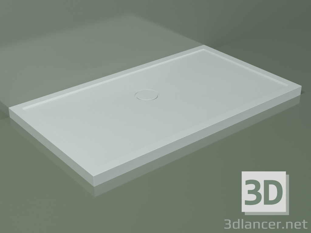 3D modeli Duş teknesi Medio (30UM0122, Glacier White C01, 140x80 cm) - önizleme