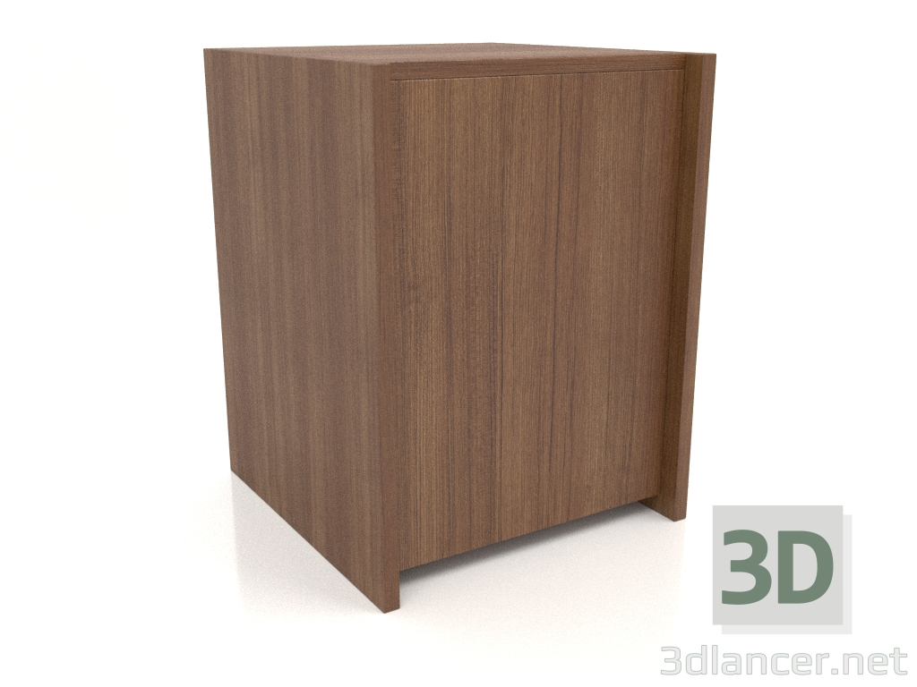 3 डी मॉडल कैबिनेट एसटी 07 (392х409х516, लकड़ी की भूरी रोशनी) - पूर्वावलोकन