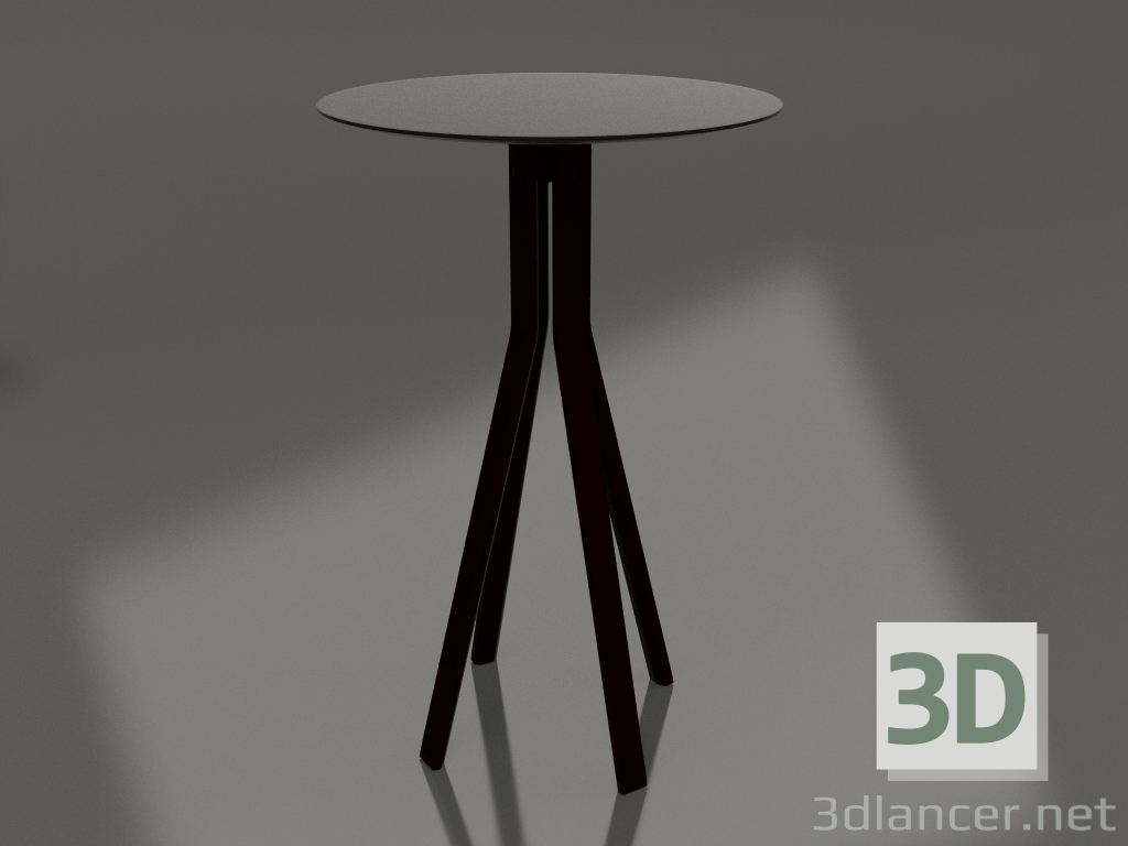 3D modeli Bar masası (Siyah) - önizleme